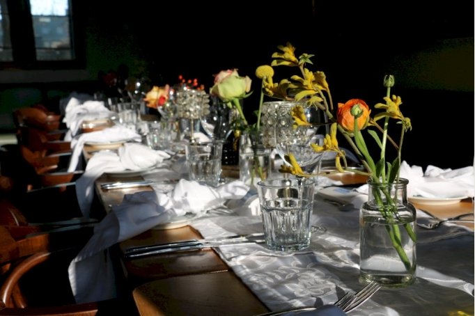 Eventlocation im Innenhof der historischen Spoerl Fabrik