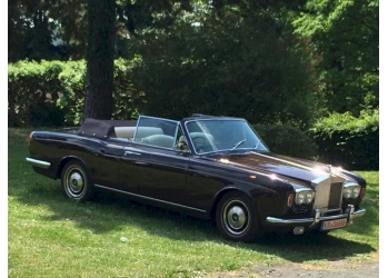 Sommerzeit Cabriozeit Rolls Royce Corniche als Hochzeitsauto in Düsseldorf